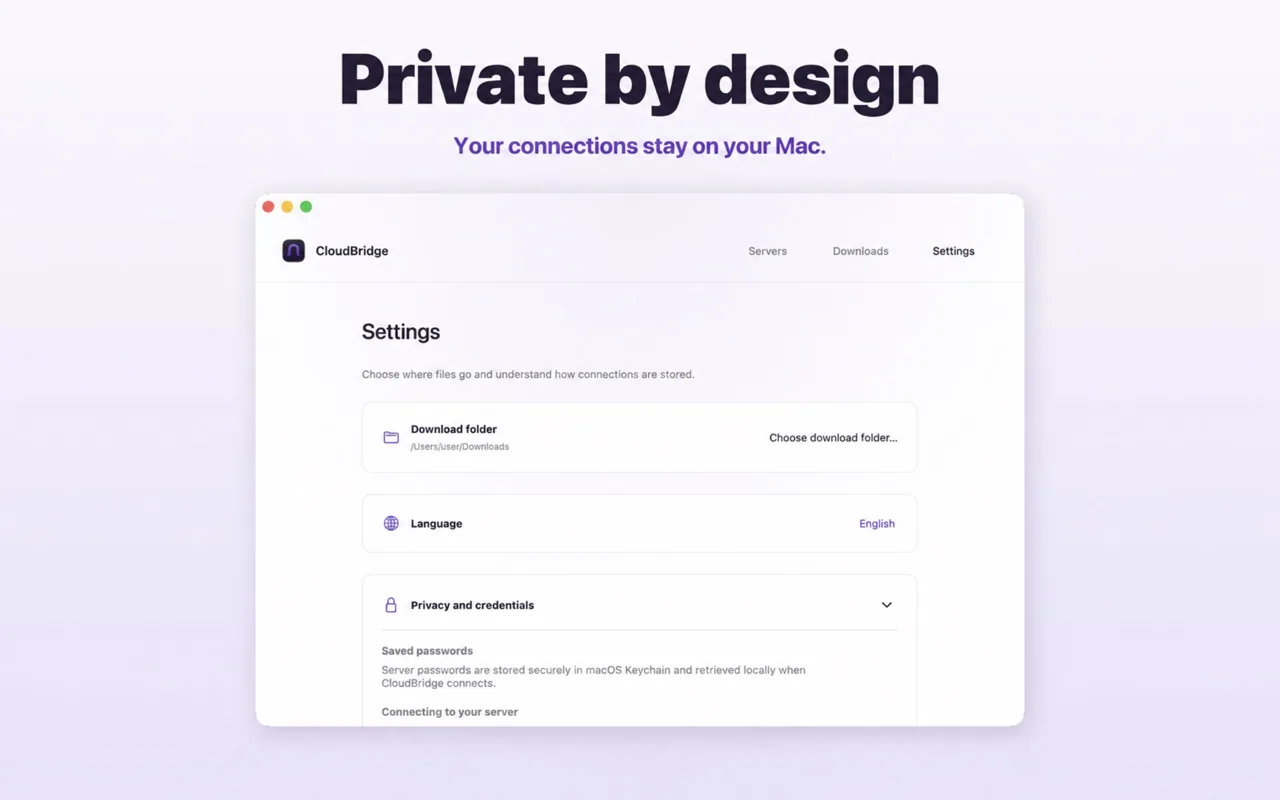 CloudBridge screenshot 4